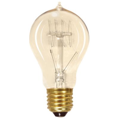 60W 120V A19 E26 Vintage Reproduction Quad Loop Coil Bulb by SATCO Lighting - Starlight Lighting USA and Canada